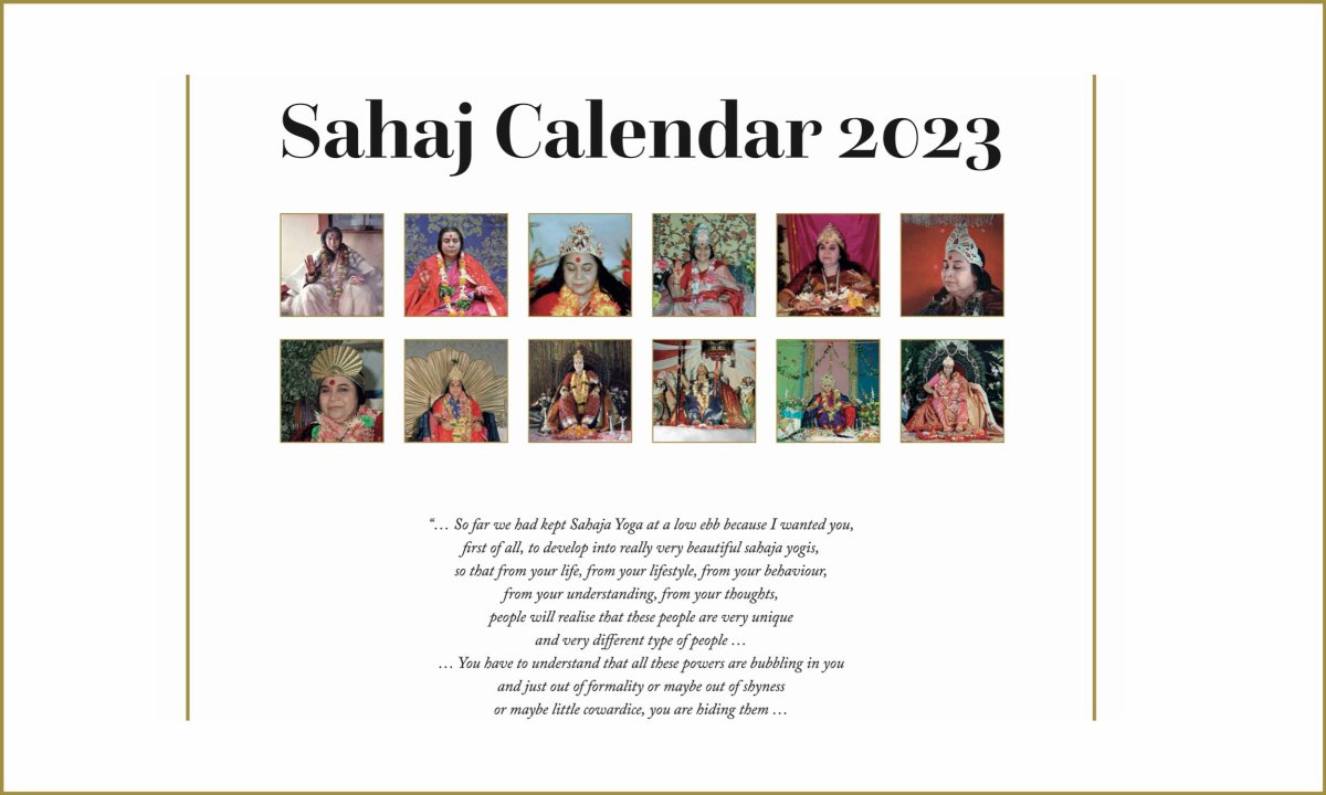 Sahaj Calendar 2023